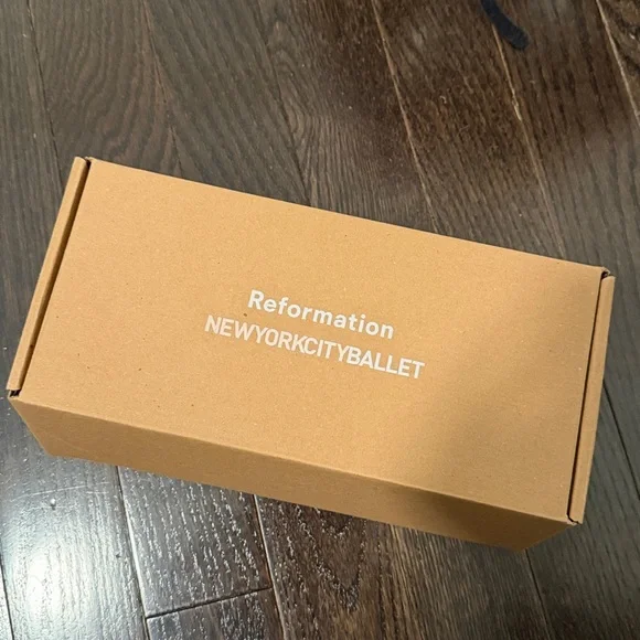 Reformation x NYC Ballet Barbara Ballet Flat Morning Dew Size 9